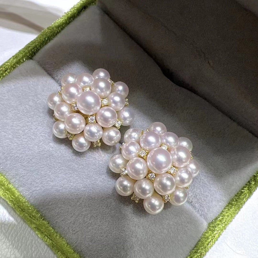 Akoya pearl Ear Studs