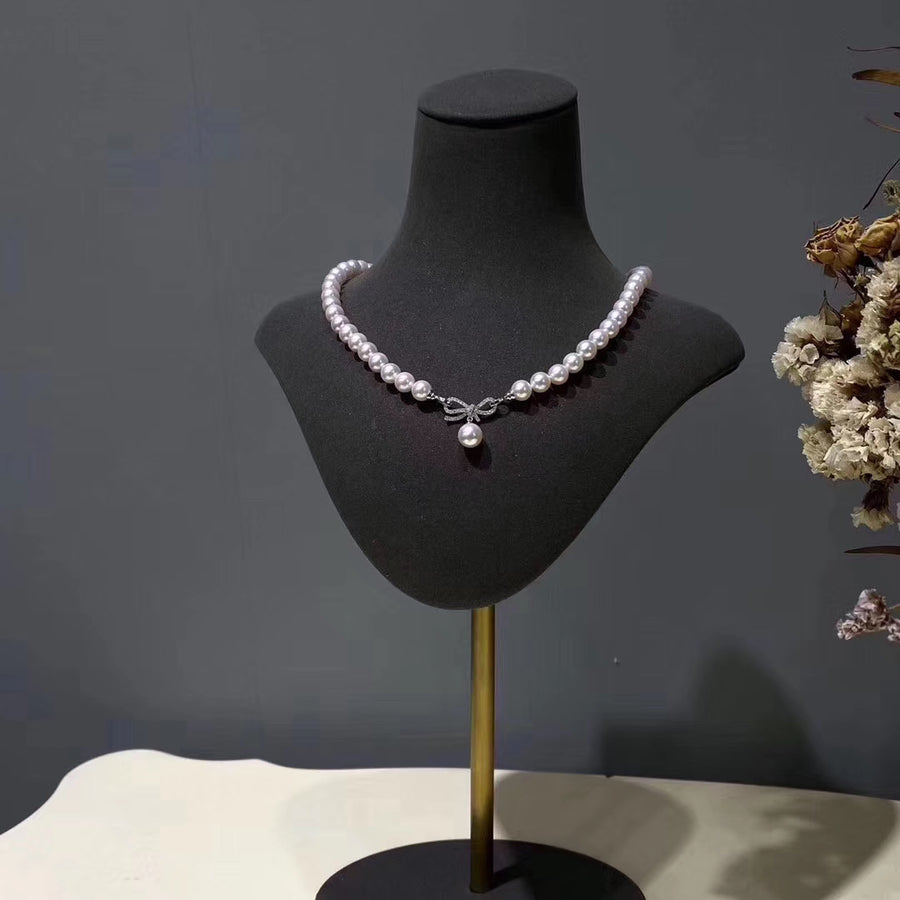 Japanese akoya saltwater pearl necklace