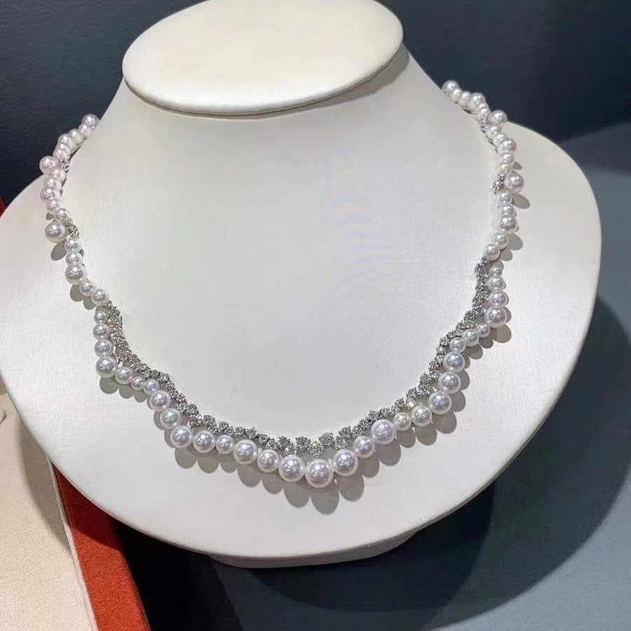 Ten-Nyo | 4.5-7mm Akoya pearl Necklace