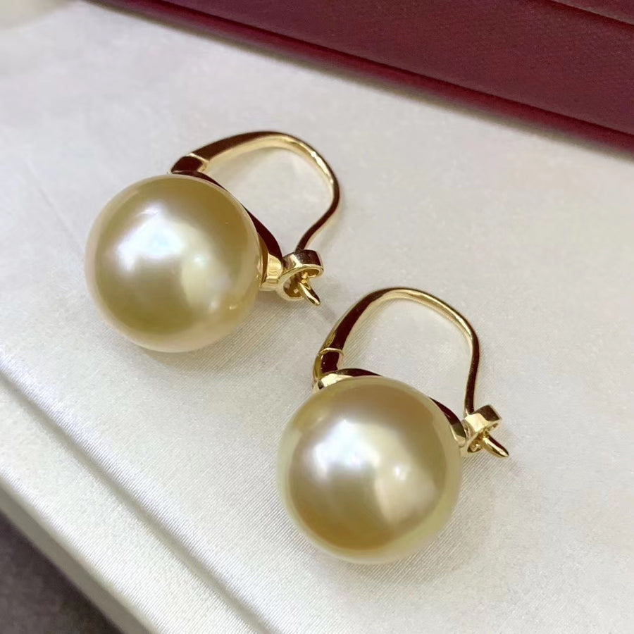 Golden south sea pearl Earrings